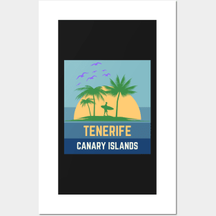 RetroTenerife Canary Islands Posters and Art